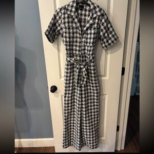 ASOS black and white jumpsuit